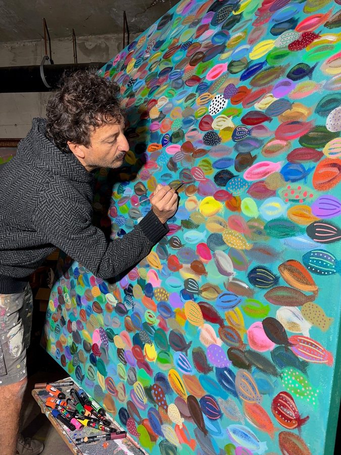 Simone Buzzatti in the studio