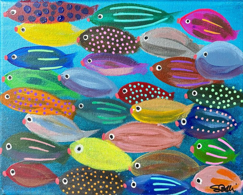 Swimming Confetti